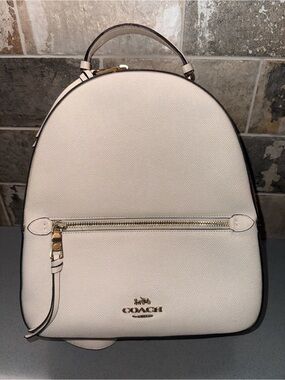 Coach Jordan Backpack - Cream with Gold Hardware